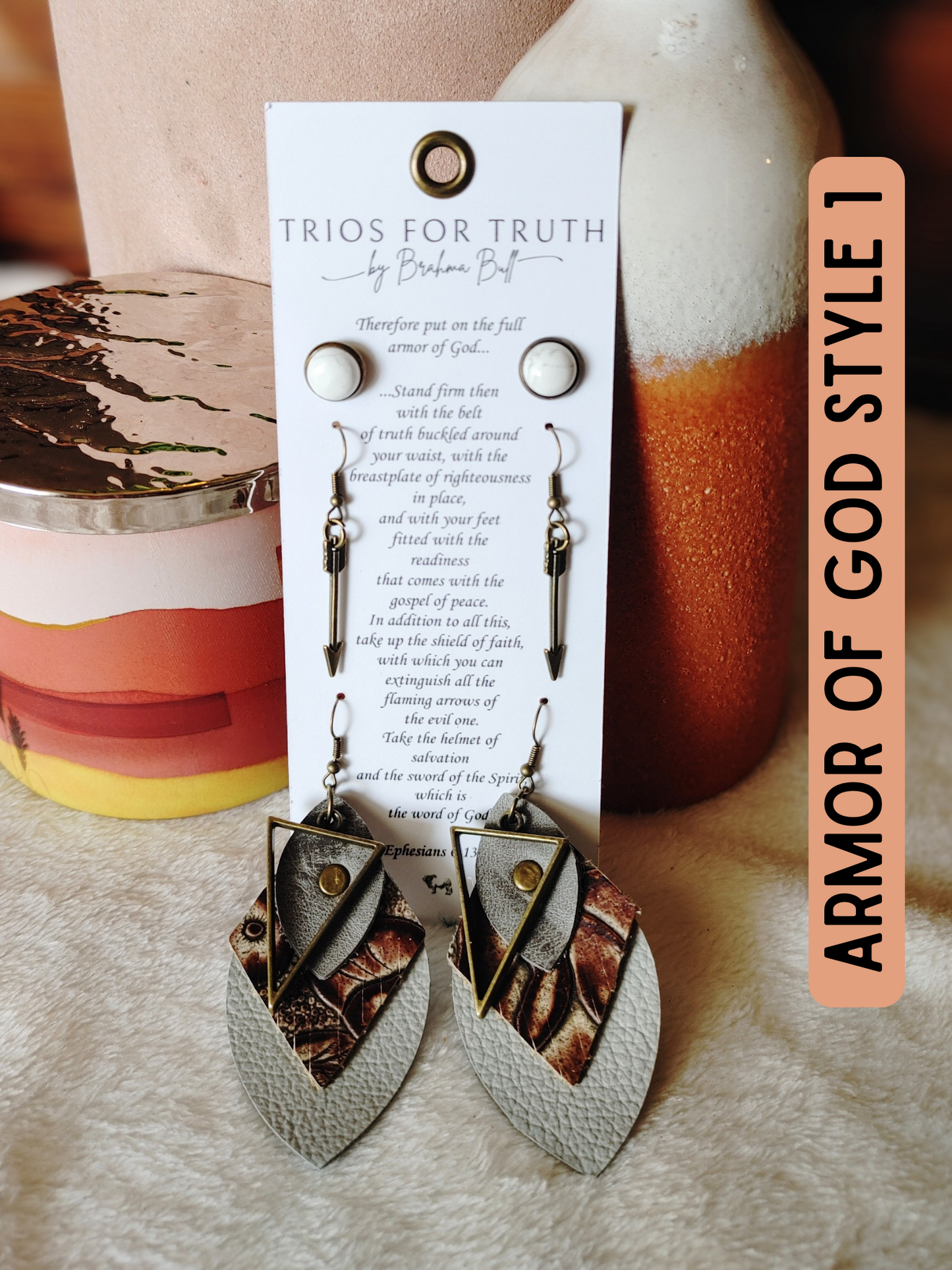Trios for Truth Statement Earring Sets