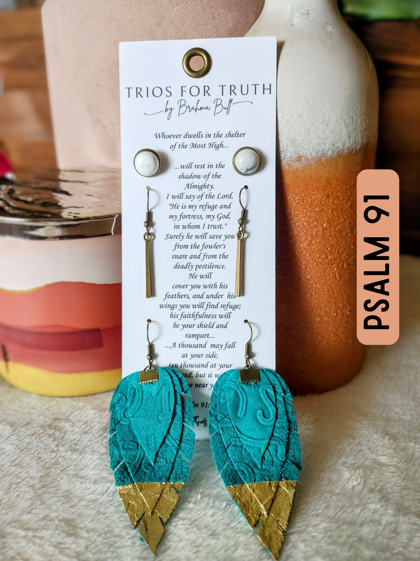 Trios for Truth Statement Earring Sets