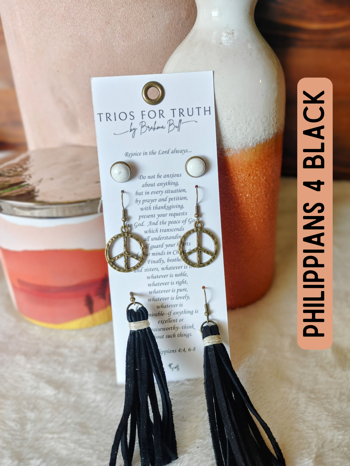 Trios for Truth Statement Earring Sets