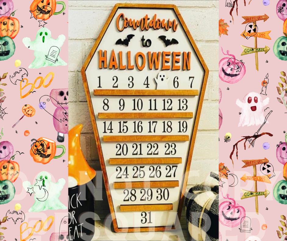 Countdown to Halloween Sign