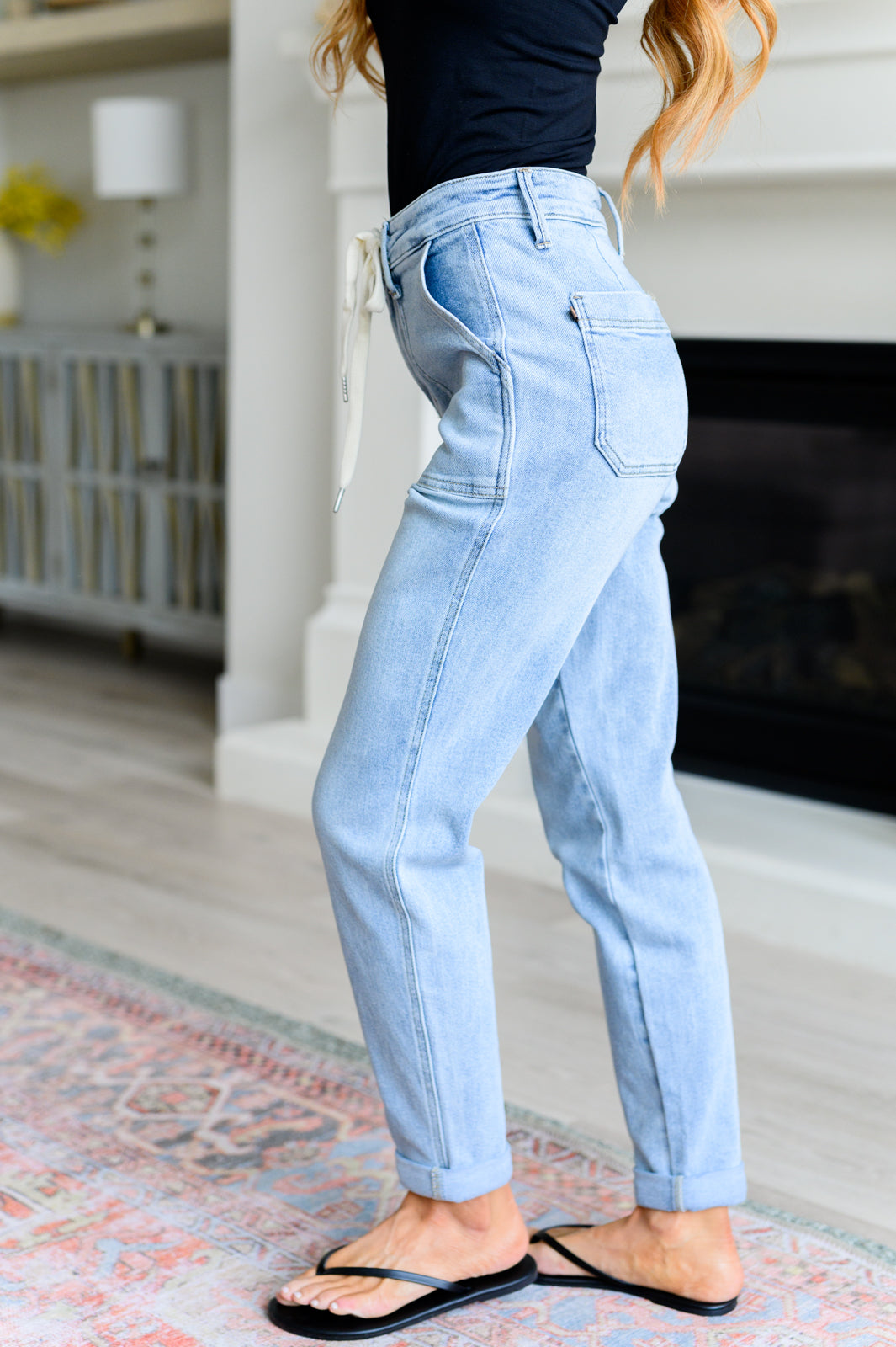 Cooper Vintage Denim Joggers | Judy Blue
