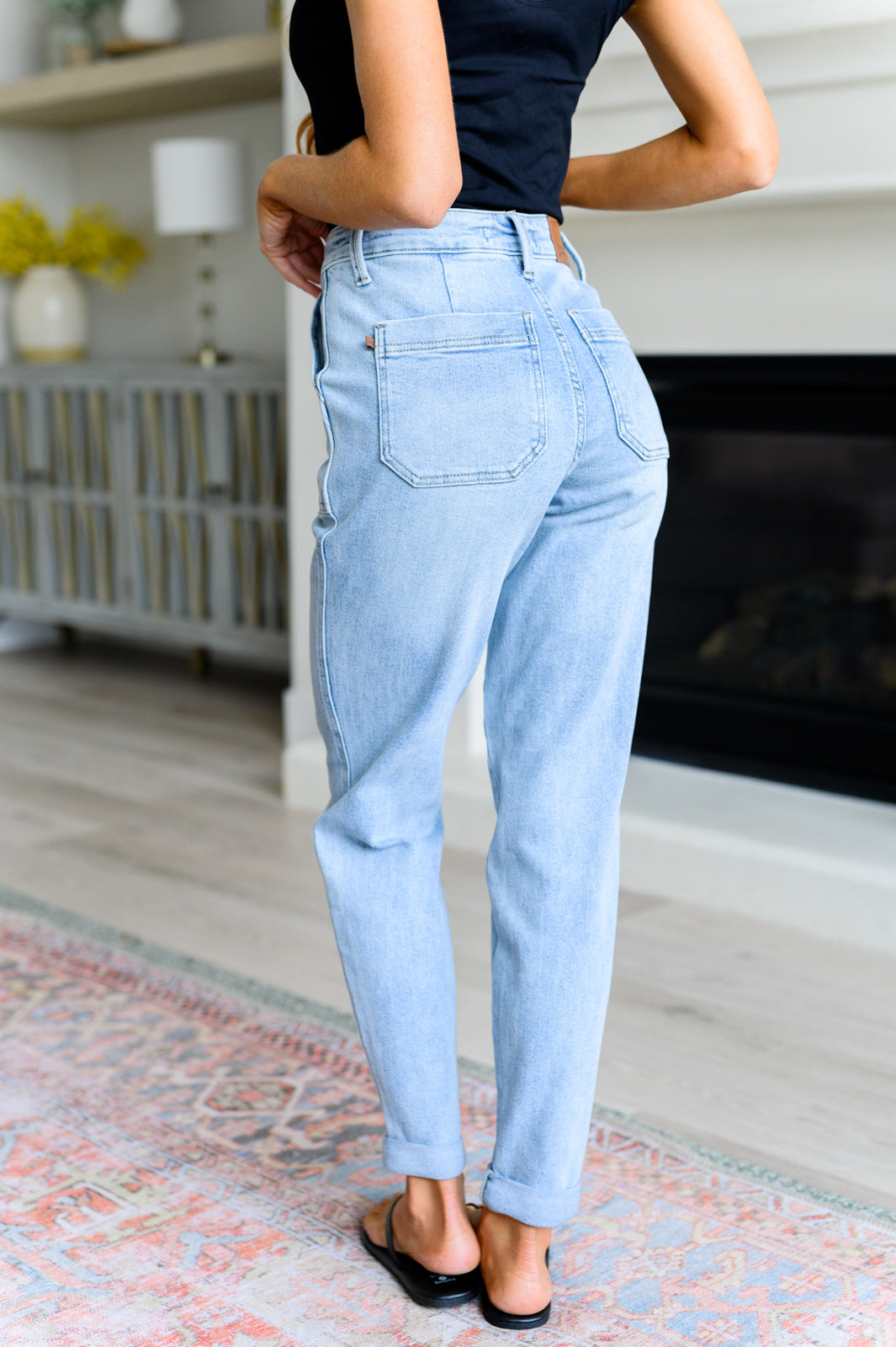 Cooper Vintage Denim Joggers | Judy Blue