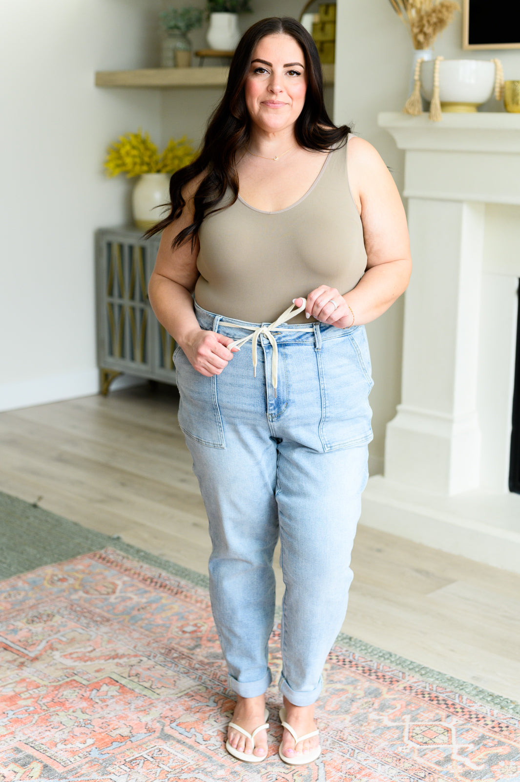 Cooper Vintage Denim Joggers | Judy Blue