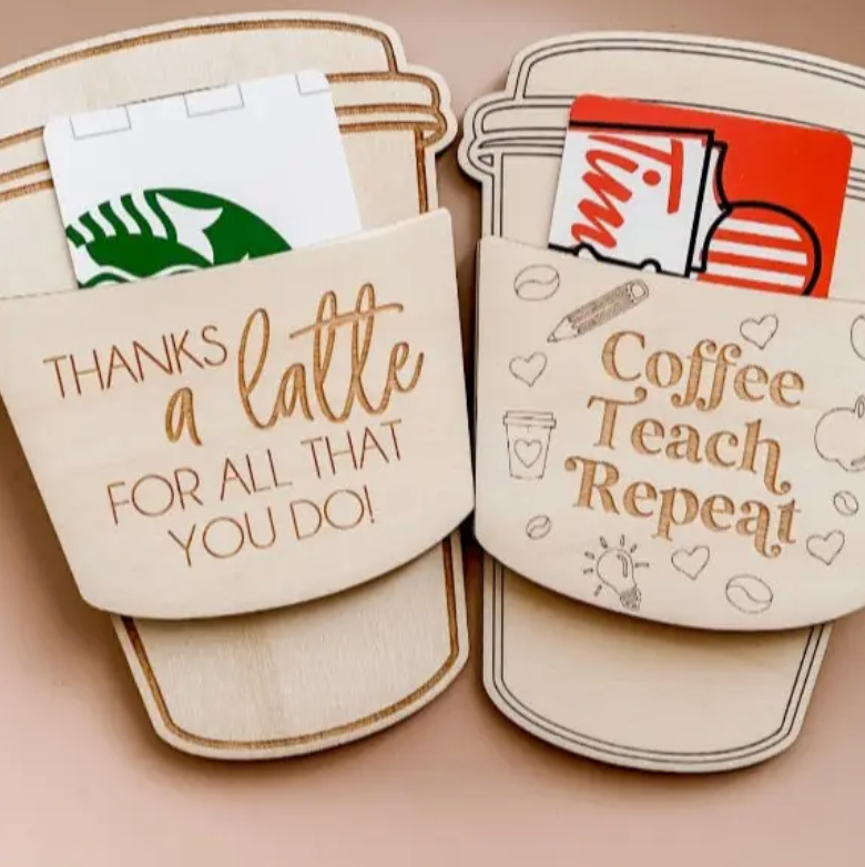 Teacher Gift Card Holder