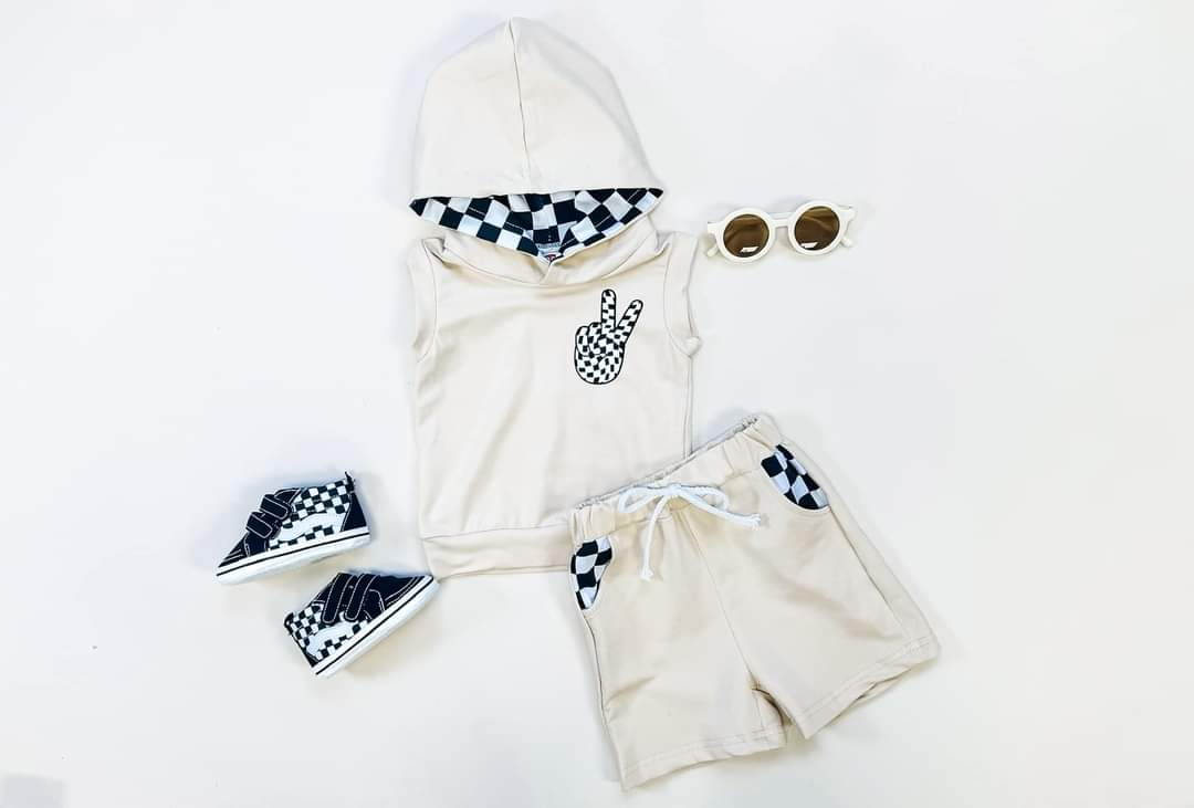 Peace Dude Short Set