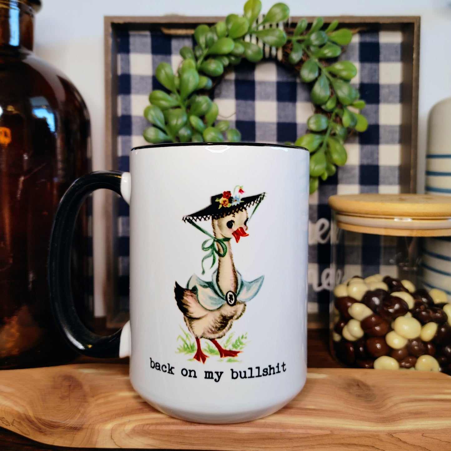 Back on my Bull Coffee Mug