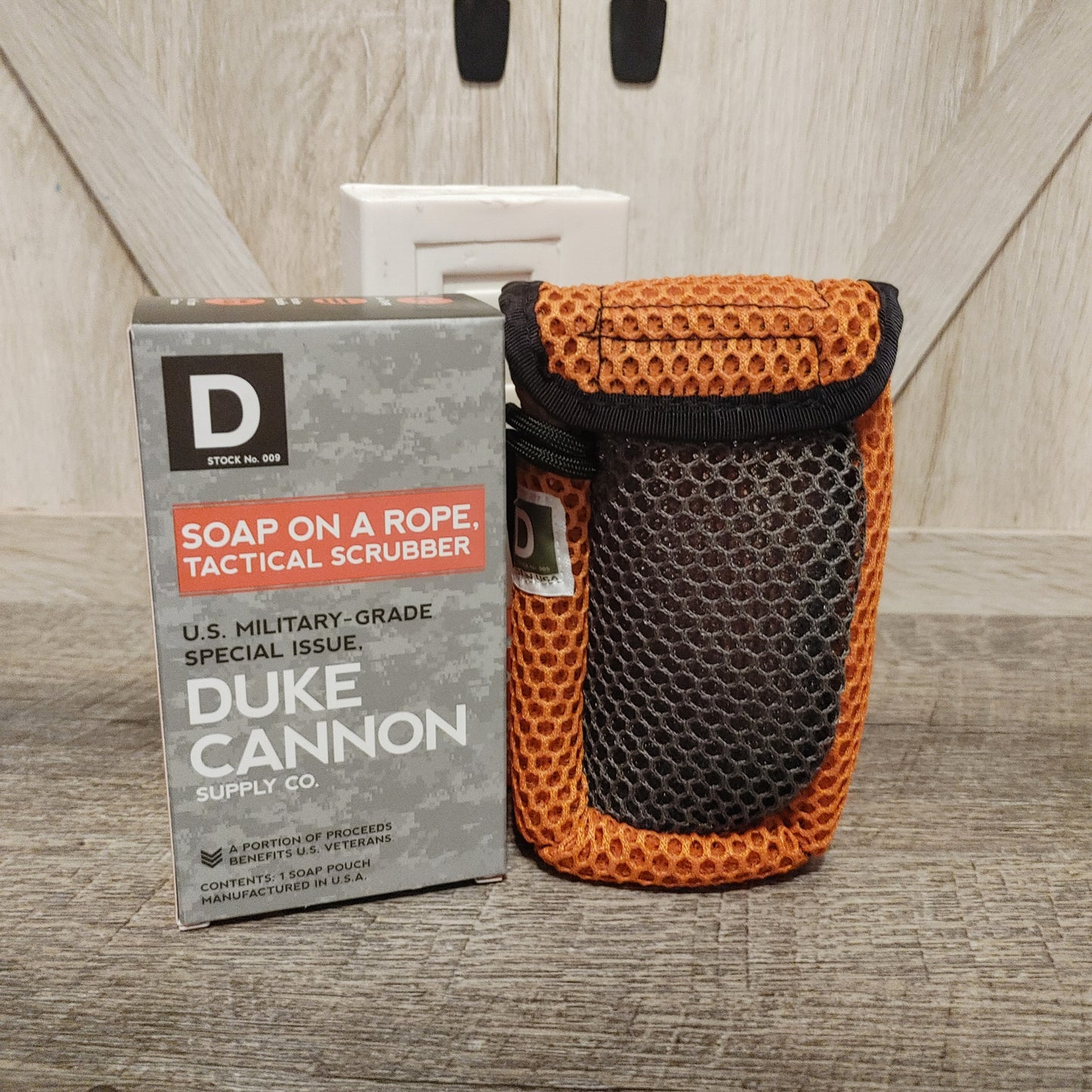 Soap on a Rope Tactical Scrubber - E Squared Goods & Co.