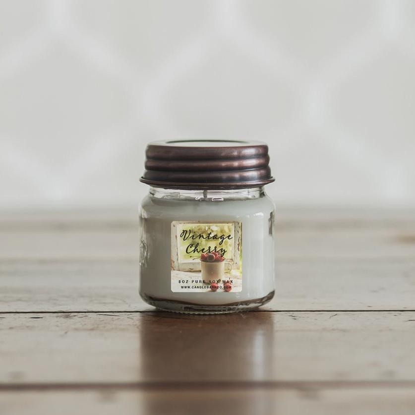 8oz Mason Jar Soy Candles - E Squared Goods & Co.