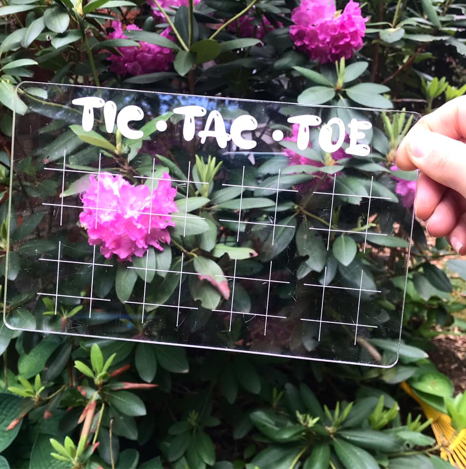 Acrylic Tic Tac Toe Board