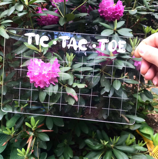 Acrylic Tic Tac Toe Board