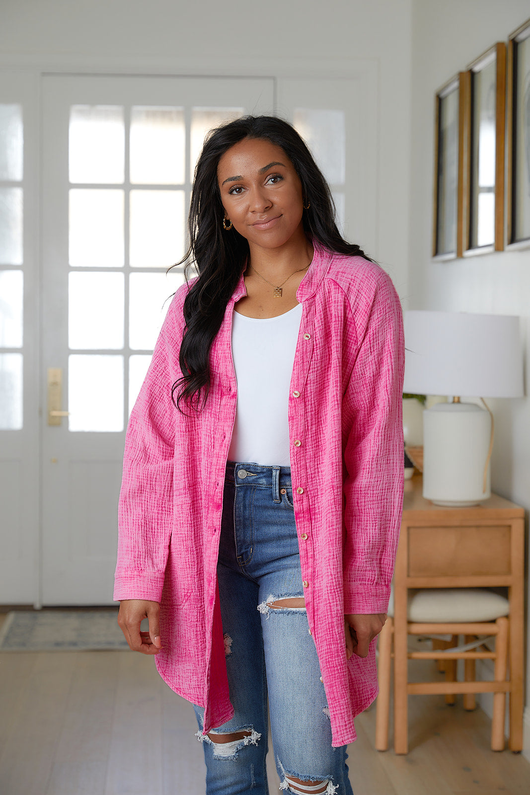 Brighter Days Ahead Button Up Top