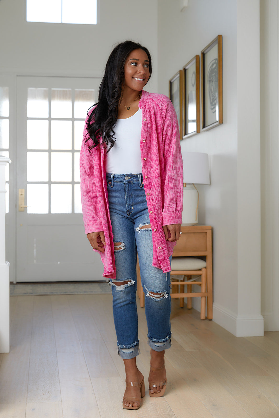 Brighter Days Ahead Button Up Top