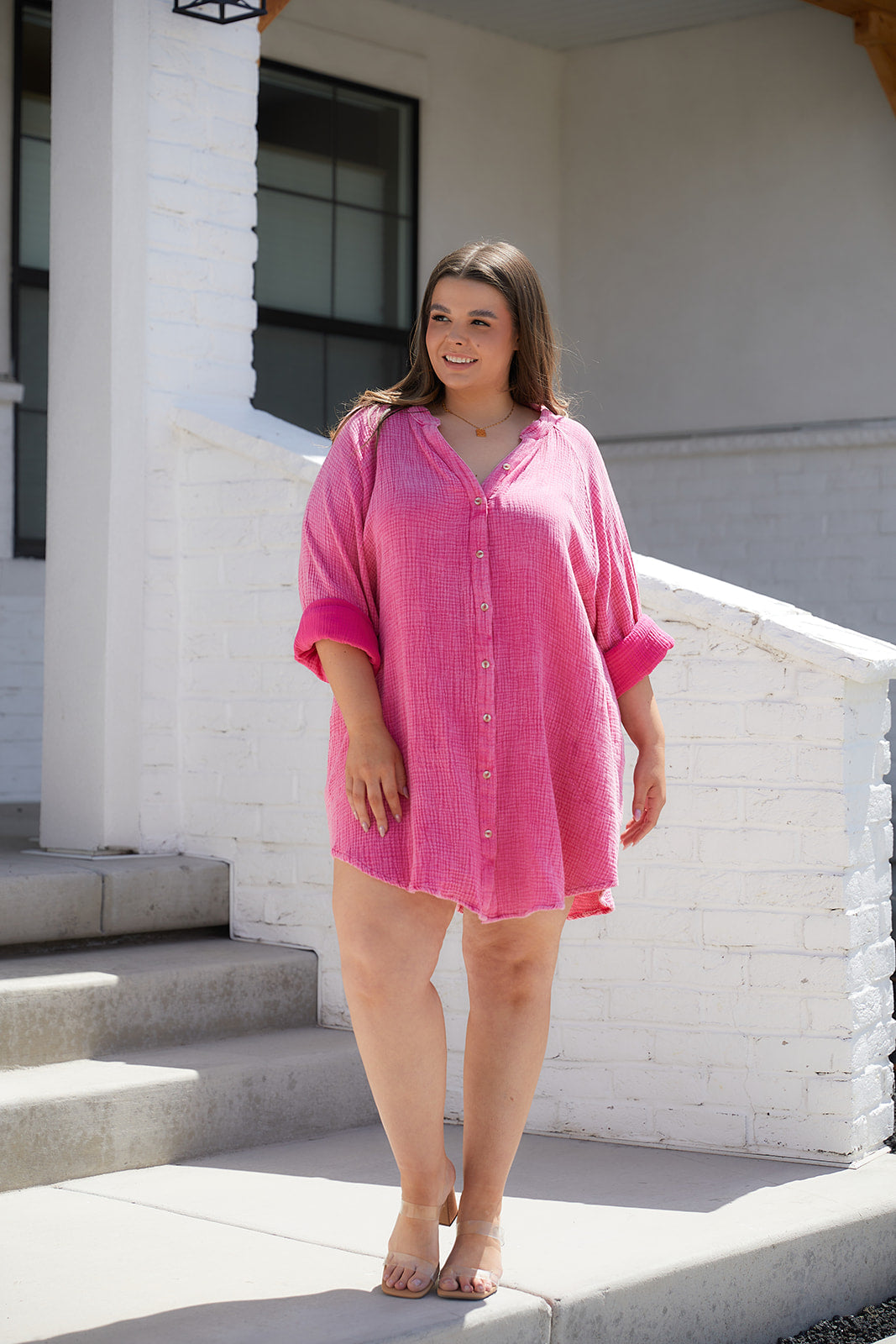 Brighter Days Ahead Button Up Top