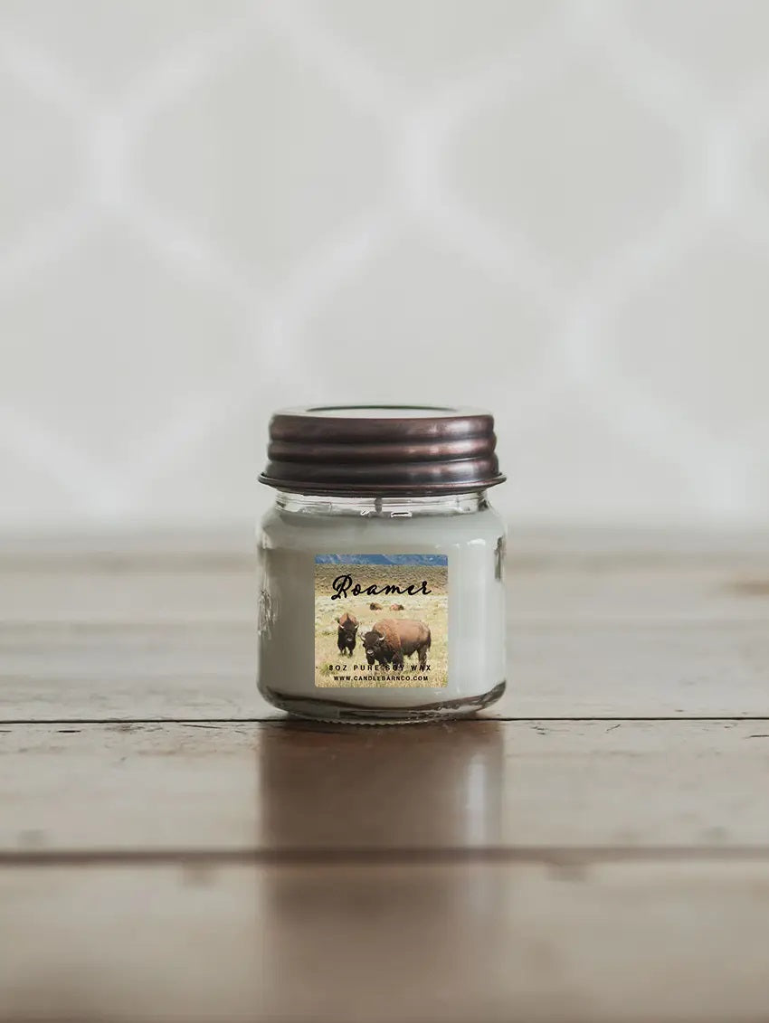 8oz Mason Jar Soy Candles - E Squared Goods & Co.