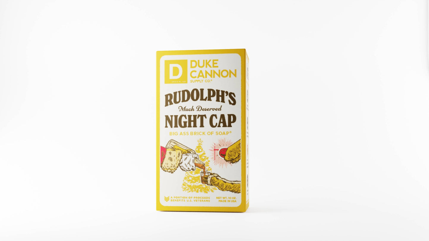 Duke Cannon | Rudolph's Much Deserved Nightcap Bar Soap