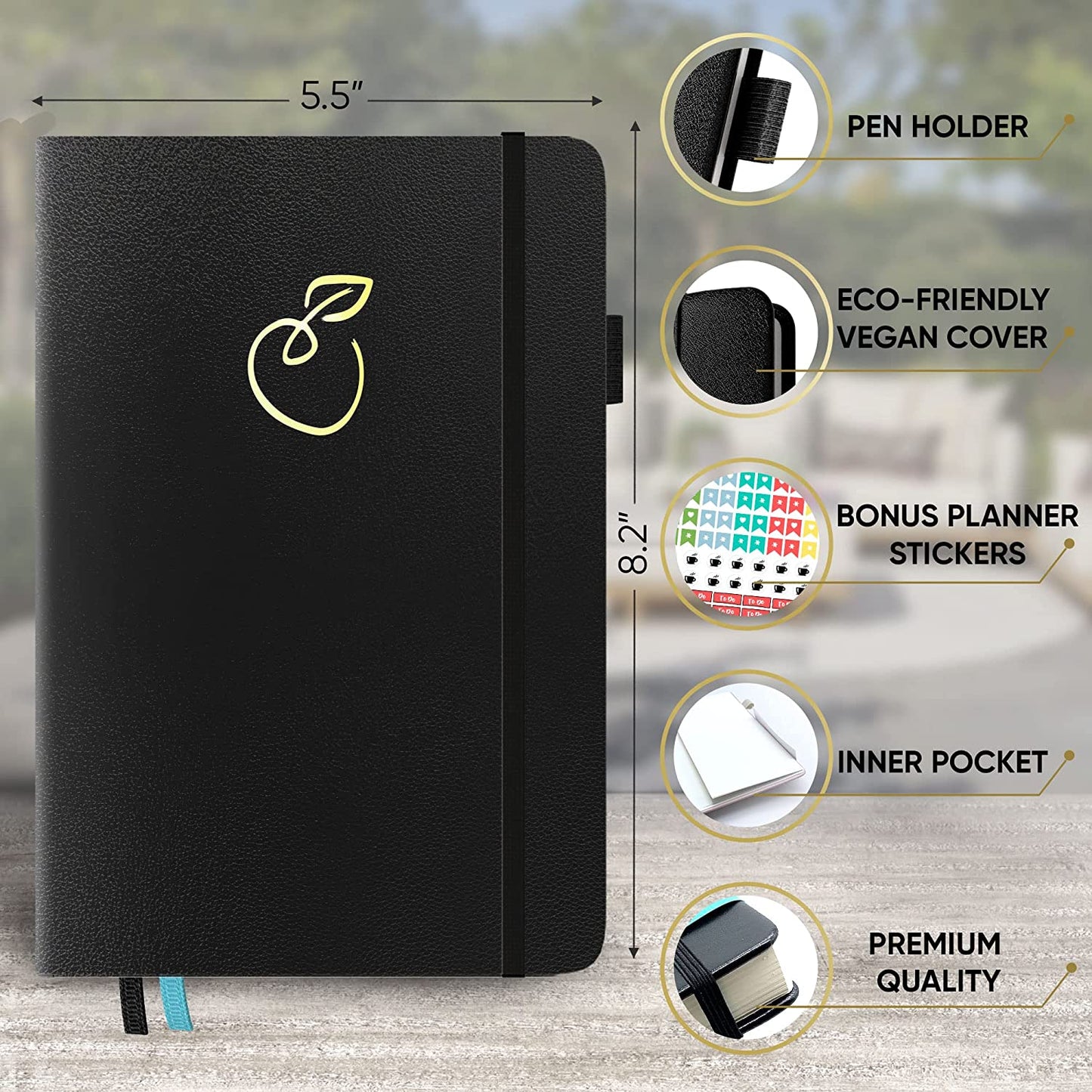 The Wellness Planner (Black)