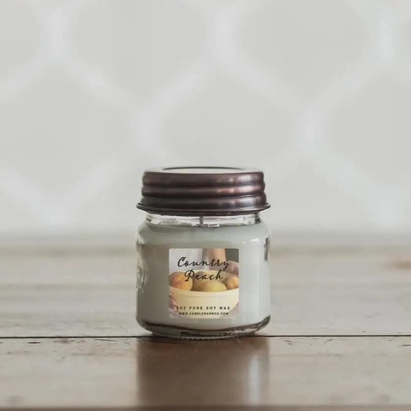 8oz Mason Jar Soy Candles - E Squared Goods & Co.