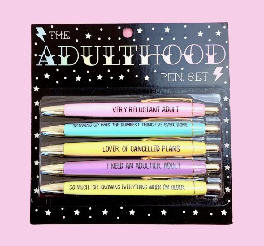 Adulthood Pen Set