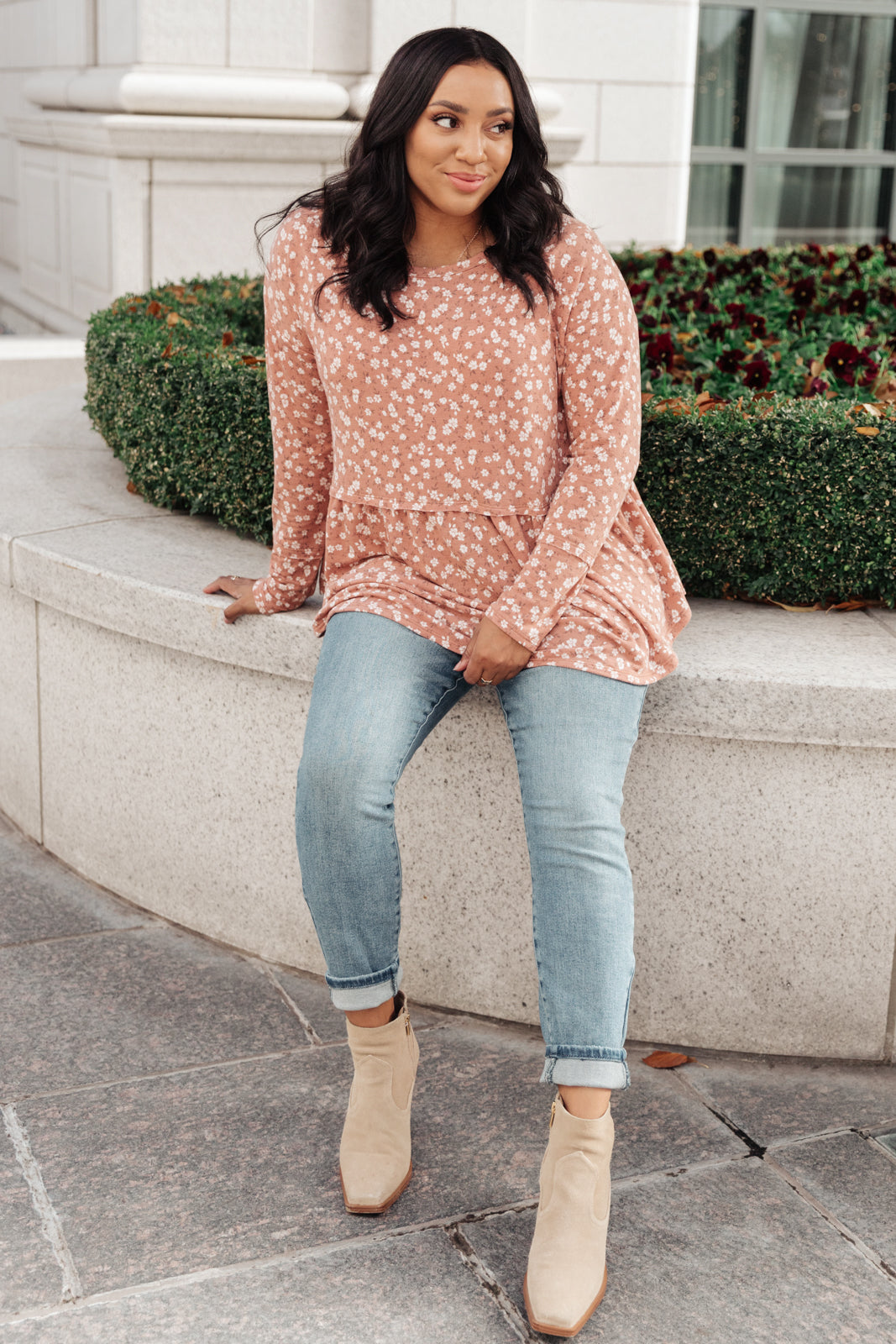 All About Flowers Top