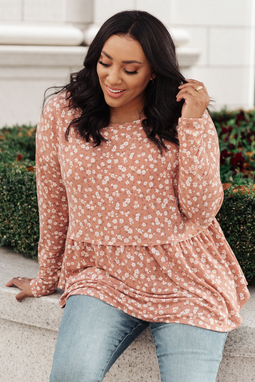 All About Flowers Top