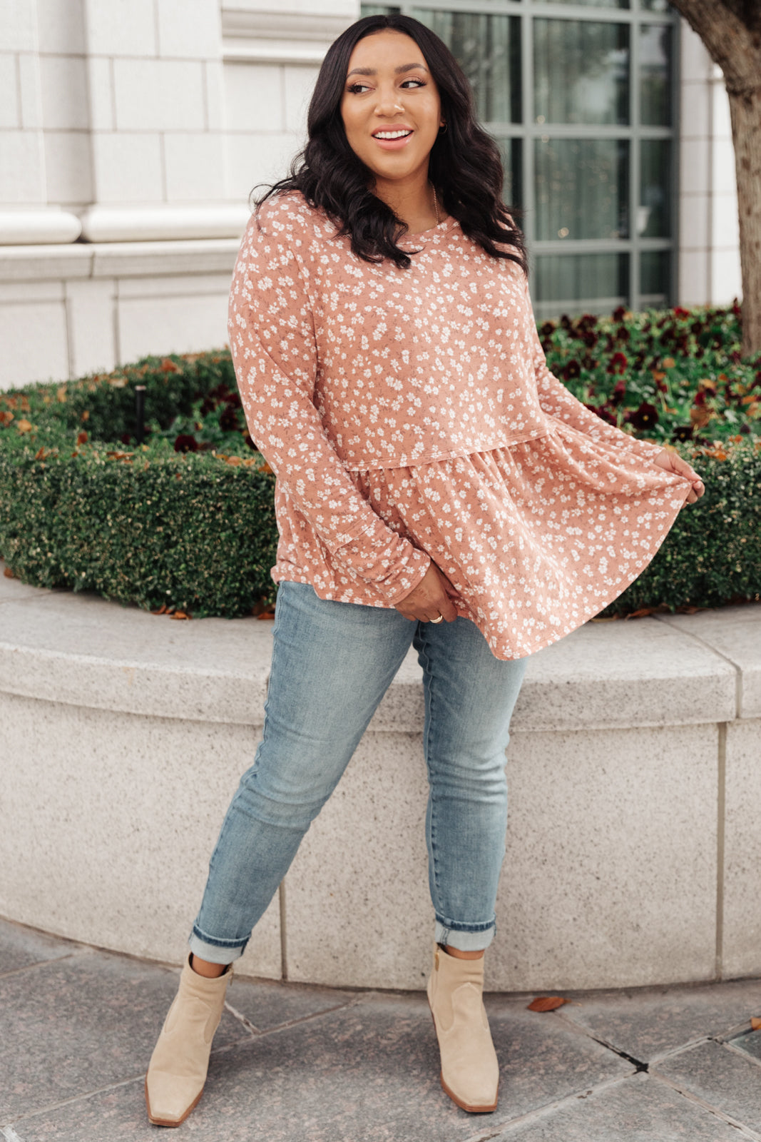 All About Flowers Top