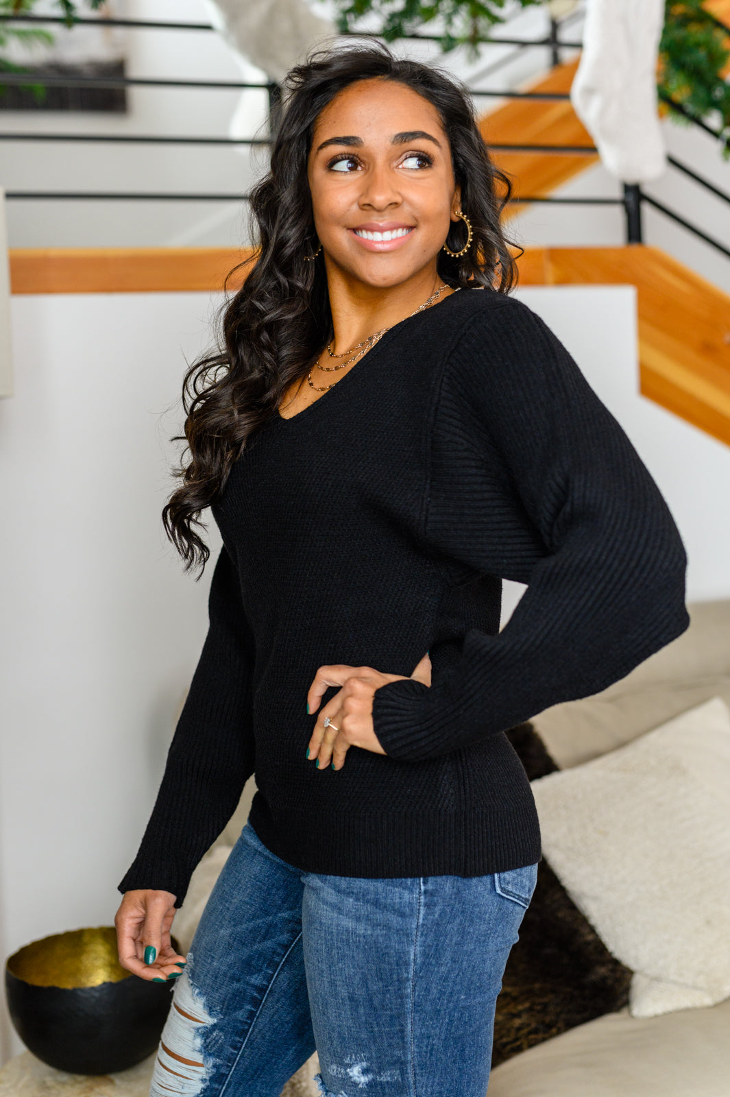 Always Around V-Neck Sweater