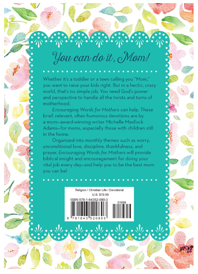 Encouraging Words for Mothers - Morning and Evening - E Squared Goods & Co.