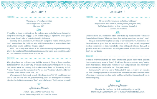 Encouraging Words for Mothers - Morning and Evening - E Squared Goods & Co.