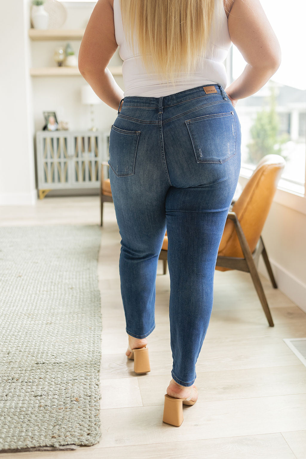 Colt High Rise Distressed Boyfriend Jeans