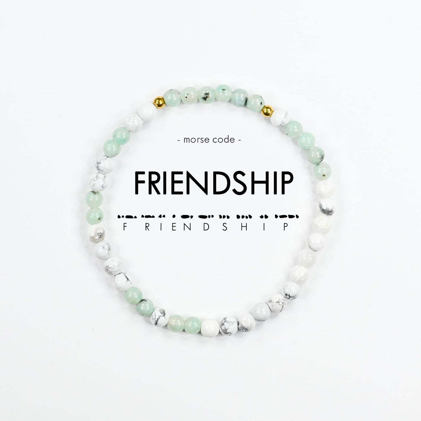 Morse Code Bracelet | FRIENDSHIP