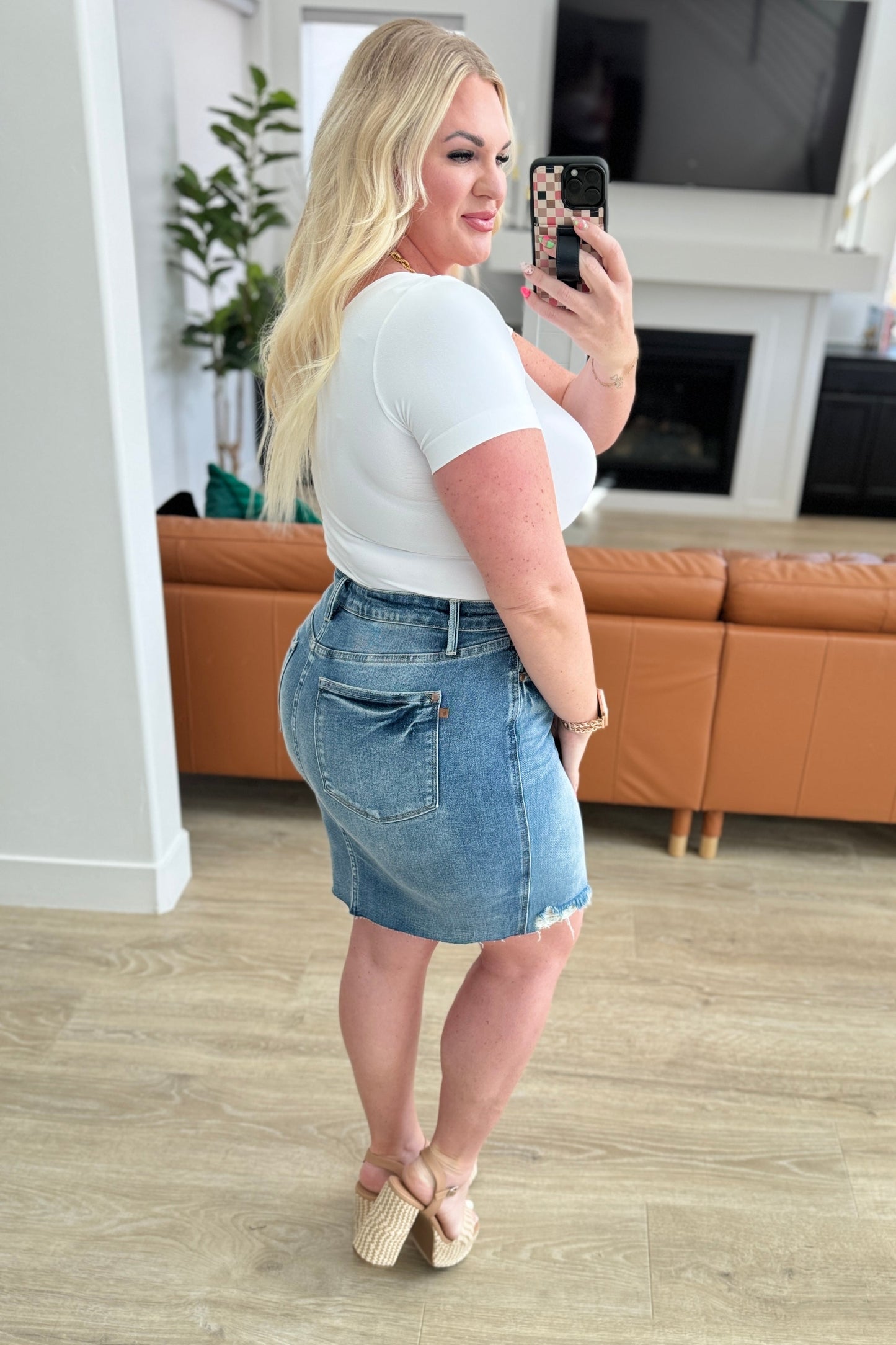 Magic Fit Denim Skirt | Judy Blue