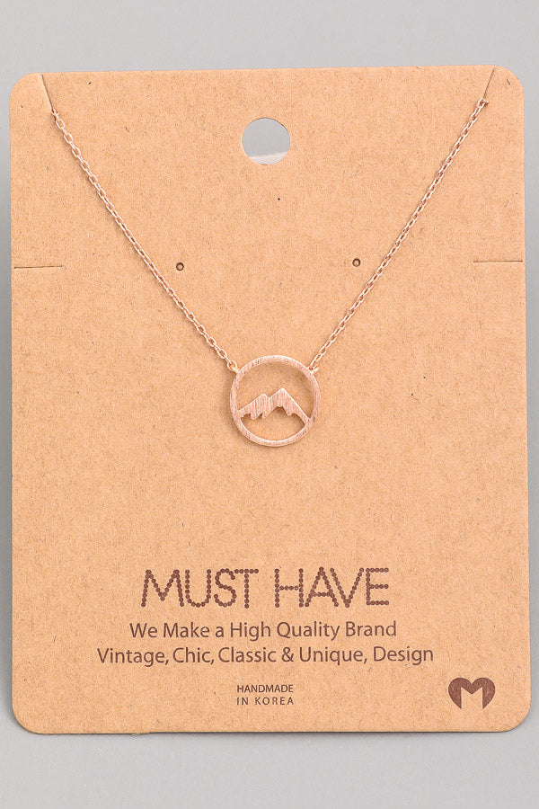 Mountain Range Necklace - E Squared Goods & Co.
