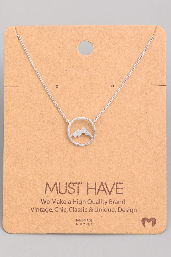 Mountain Range Necklace - E Squared Goods & Co.
