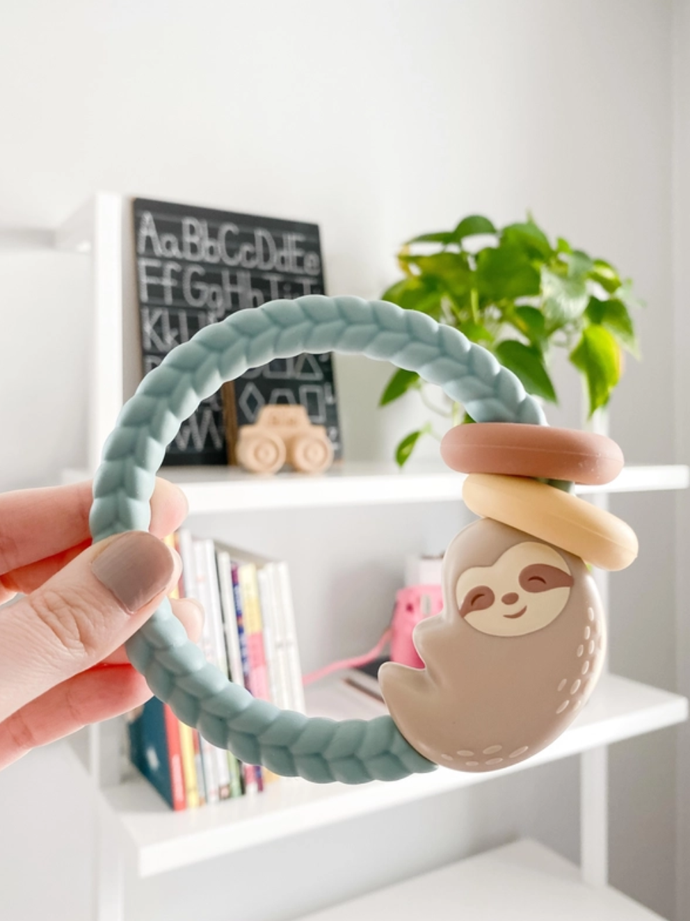 Ritzy Rattle + Teething Ring - E Squared Goods & Co.