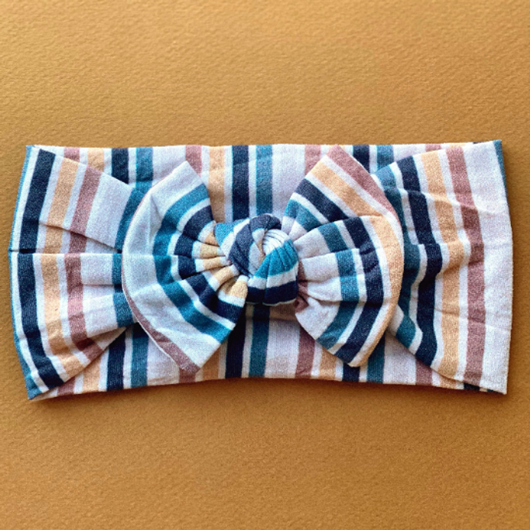Fall Stripe Nylon Headband