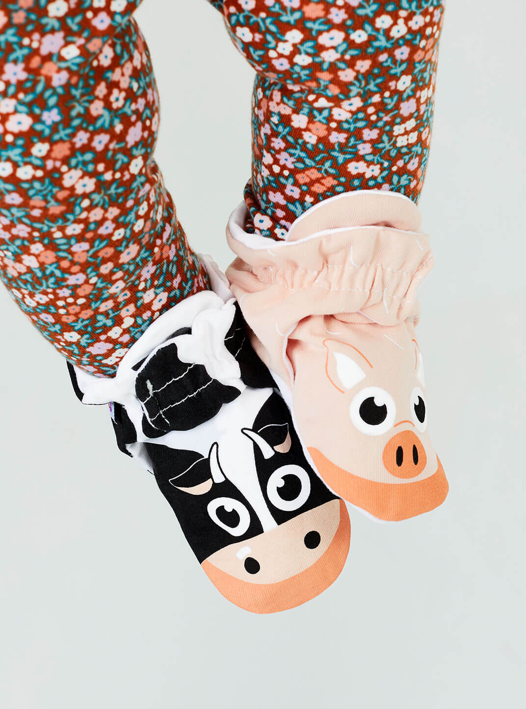 Calf & Piglet | Mismatched Baby Animal Booties