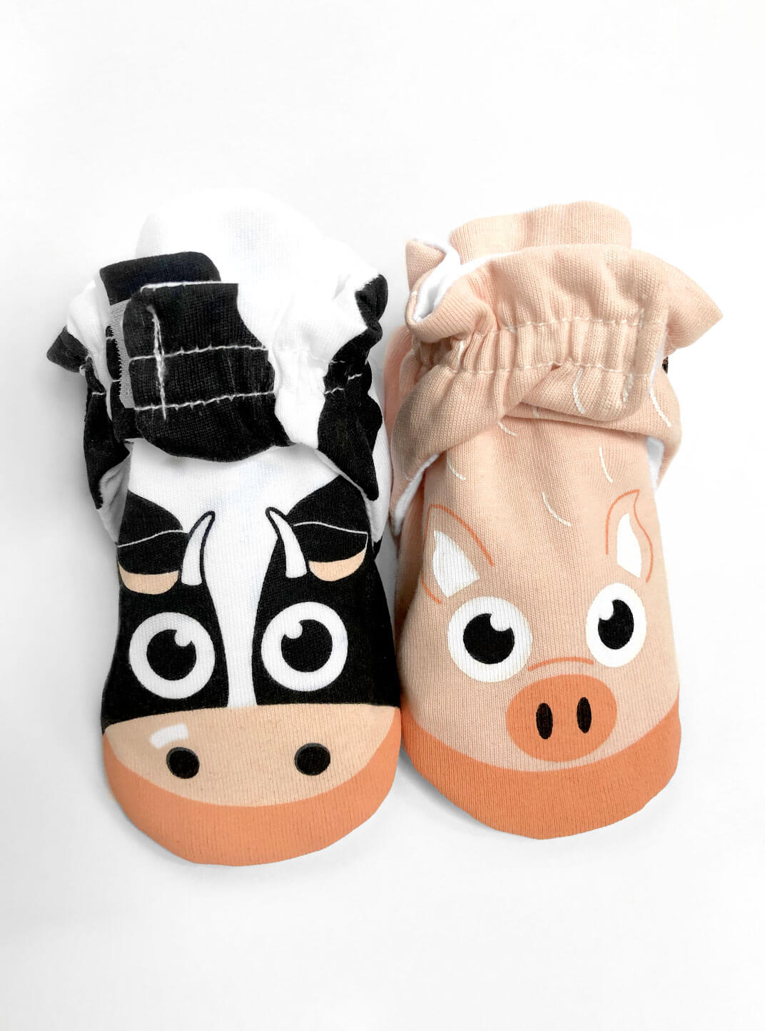 Calf & Piglet | Mismatched Baby Animal Booties