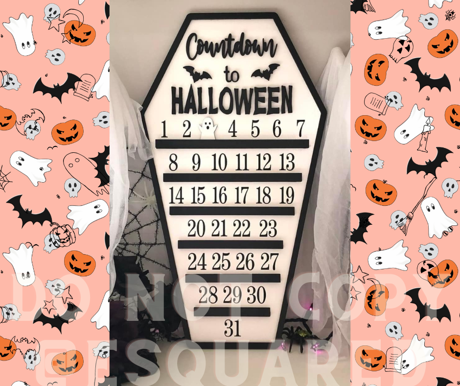 Countdown to Halloween Sign