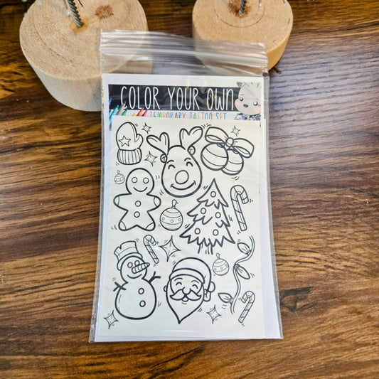 Color Your Own Tattoo Sheet