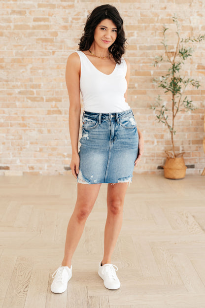 Magic Fit Denim Skirt | Judy Blue