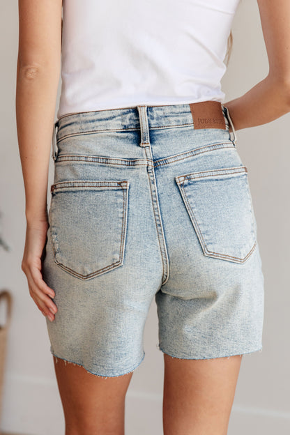 Cindy Distressed Boyfriend Shorts | Judy Blue