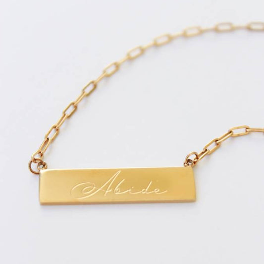 Pre-Order | Crowned Free Abide & Freedom Necklace