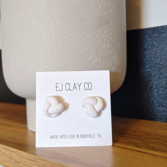 Knot Clay Studs