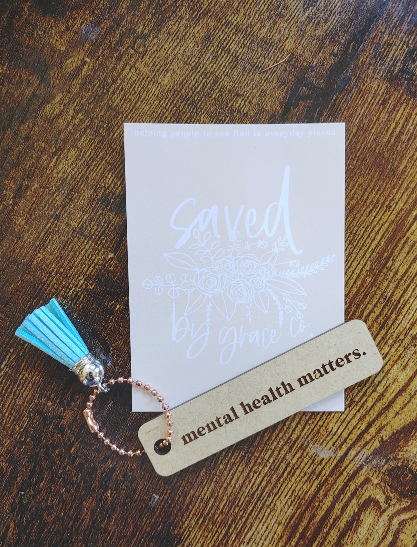 Mental Health Matters Keychain - E Squared Goods & Co.