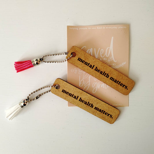 Mental Health Matters Keychain - E Squared Goods & Co.