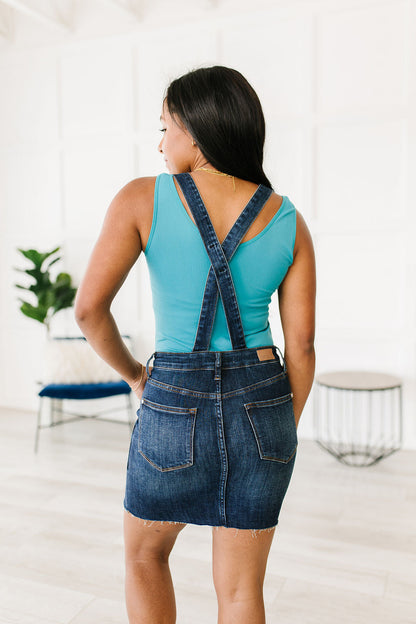 Agnes Denim Overall Dress | Judy Blue