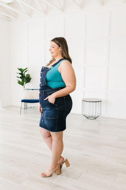 Agnes Denim Overall Dress | Judy Blue