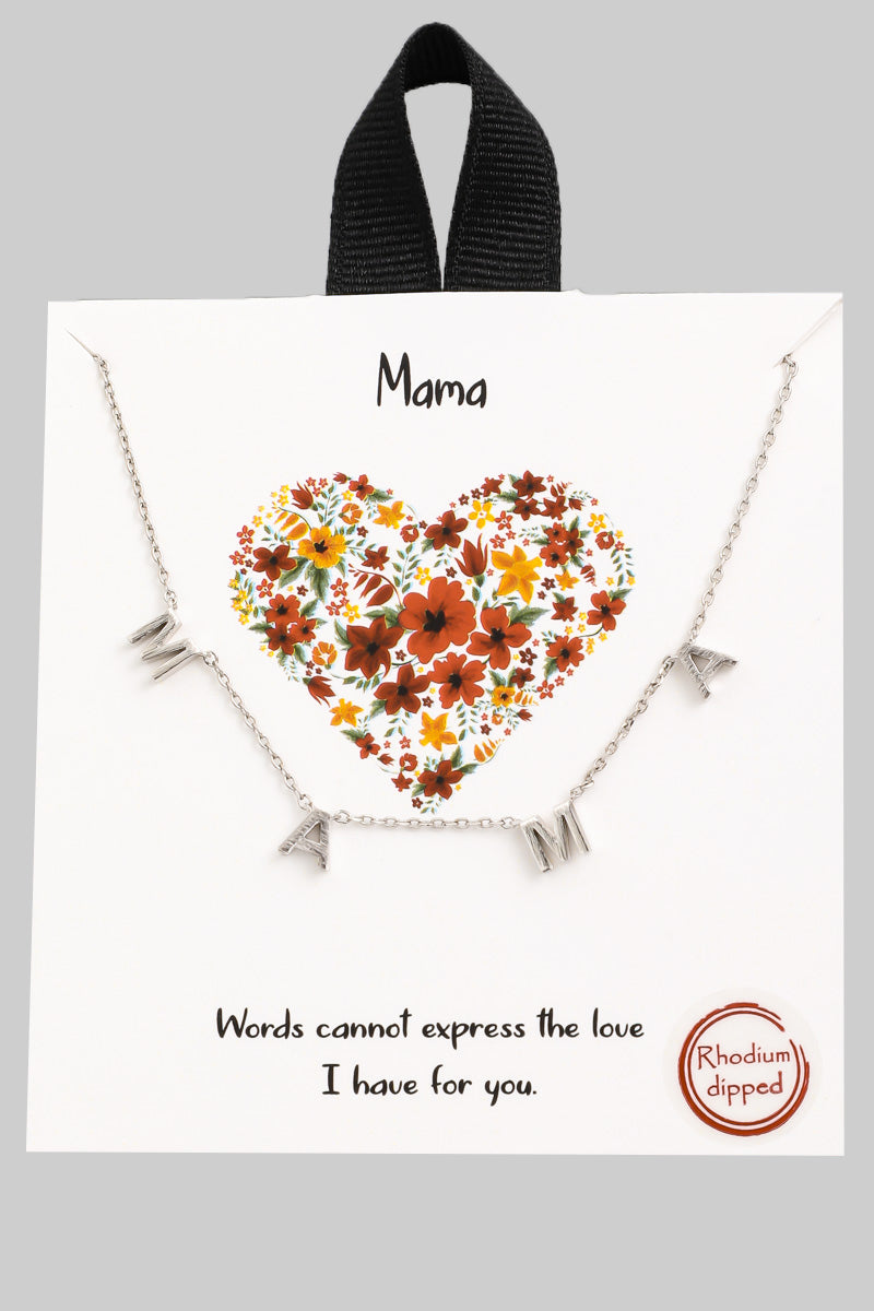 MAMA Necklace - E Squared Goods & Co.