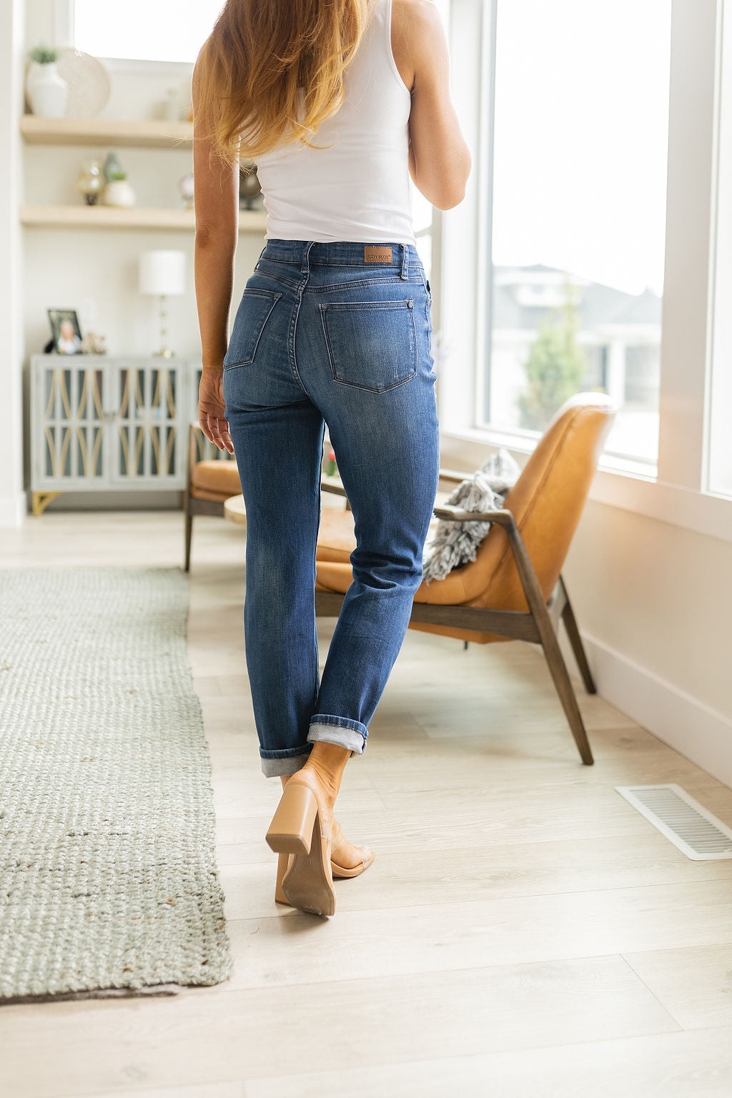 Colt High Rise Distressed Boyfriend Jeans