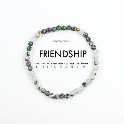 Morse Code Bracelet | FRIENDSHIP